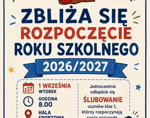 Rozpoczęcie roku szkolnego 2026/2027 w Szkole Podstawowej w Czyżewie – program uroczystości