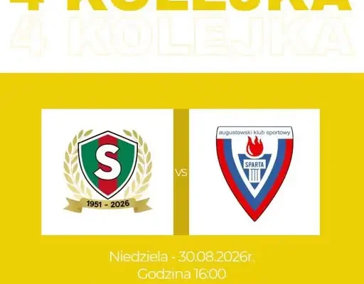 Spartańskie Derby w Szepietowie: Sparta podejmie Augustów w 4. kolejce