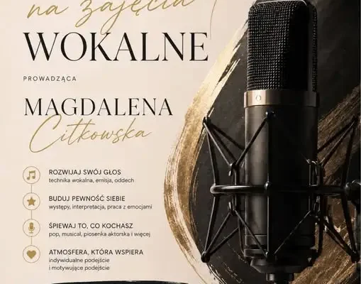 Zapisy na zajęcia wokalne w Centrum Kulturalno-Bibliotecznym w Sokołach