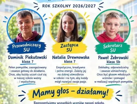 Nowy Samorząd Uczniowski w Piekutach rozpoczął rok szkolny 2026/2027
