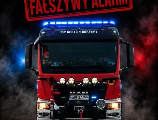 Fałszywy alarm w Sikorach-Piotrowiętach – interwencja OSP Kobylin-Borzymy