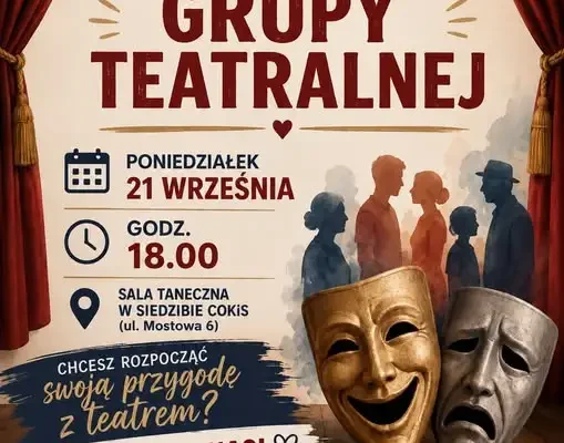 Międzypokoleniowa Grupa Teatralna zaprasza na pierwsze spotkanie