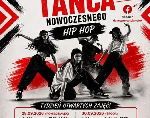 Dni otwarte zajęć HIP HOP w MOK Wyszków – 28 i 30 września