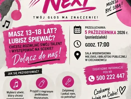 SPOKOO Next szuka młodych wokalistów – przesłuchania w Ciechanowcu