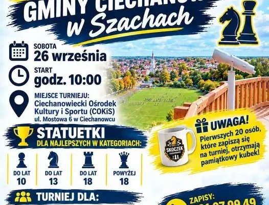 III Mistrzostwa Gminy Ciechanowiec w Szachach – 26 września
