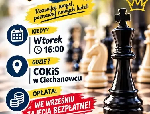 Ciechanowiec: ruszają zajęcia szachowe dla dzieci i dorosłych