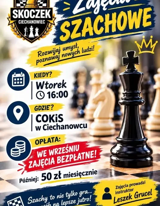Ciechanowiec: ruszają zajęcia szachowe dla dzieci i dorosłych