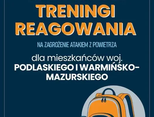 Treningi reagowania na atak z powietrza w Podlaskiem i Warmińsko-Mazurskiem