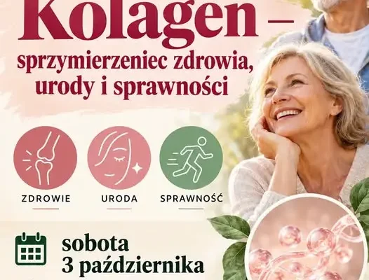 Ciechanowiec: otwarta prelekcja o kolagenie w Uniwersytecie Trzeciego Wieku