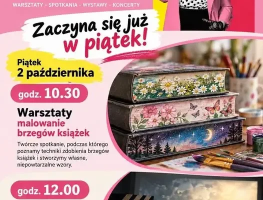 Weekend Seniora z Kulturą w Ciechanowcu: warsztaty i film w bibliotece