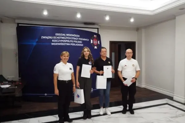 Druhna Małgorzata Postlep z OSP Sokoły szkoliła się na sędziego zawodów pożarniczych