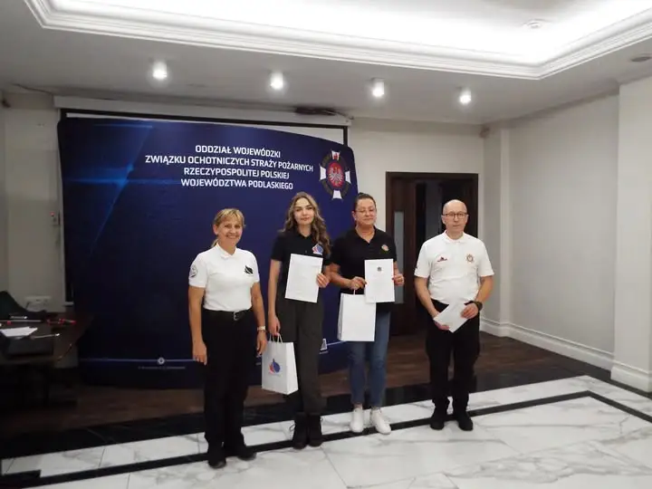 Druhna Małgorzata Postlep z OSP Sokoły szkoliła się na sędziego zawodów pożarniczych