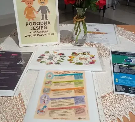 Seniorzy z Klubu „Pogodna Jesień” rozmawiali o profilaktyce zdrowotnej