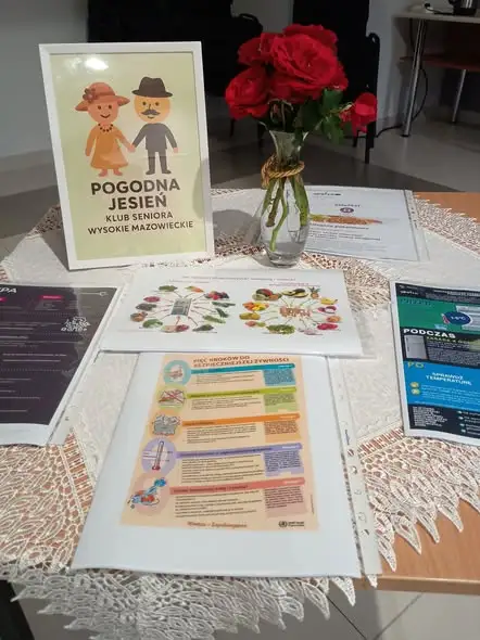 Seniorzy z Klubu „Pogodna Jesień” rozmawiali o profilaktyce zdrowotnej