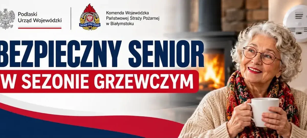 Bezpłatna konferencja o bezpieczeństwie w sezonie grzewczym dla seniorów w Białymstoku